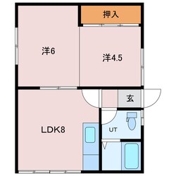 マンションアヤメの物件間取画像